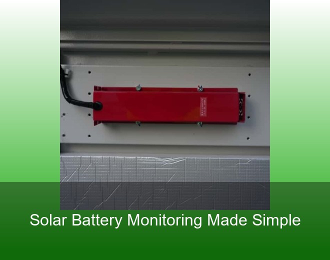 Solar Battery Monitoring Made Simple